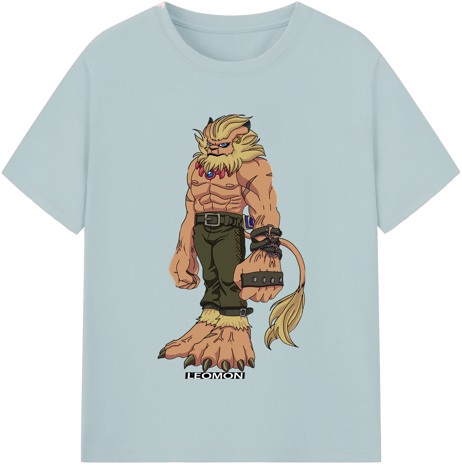 （画像用） Digimon デジタルモンスター/デジモン 綿100％半袖Tシャツ（フロントプリント）